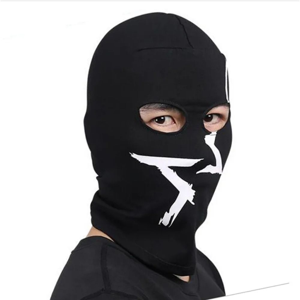 Black Motorcycle Hunting Balaclava Full Mask Hood CS Game Sport Helmet US